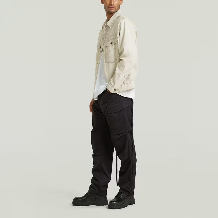 Rigid Fabric Eco-Friendly Slim Fit Vintage White Light Bleached Denim Trucker Jacket