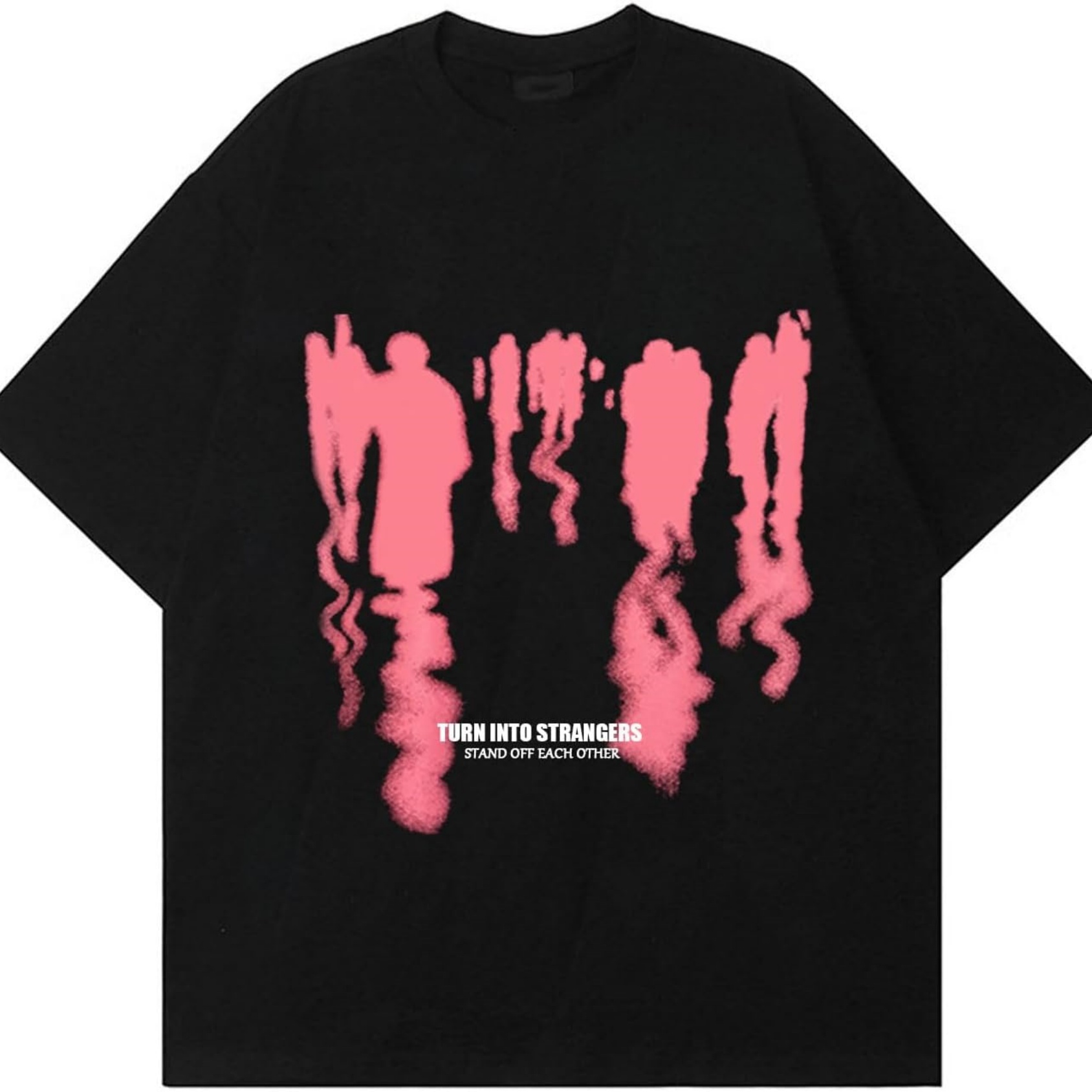Casual Graphic Tees Oversized Creative Graffiti Short Sleeve Shirts Summer Casual Rapper Streetwear Y2k Tops Men's T-Shirt