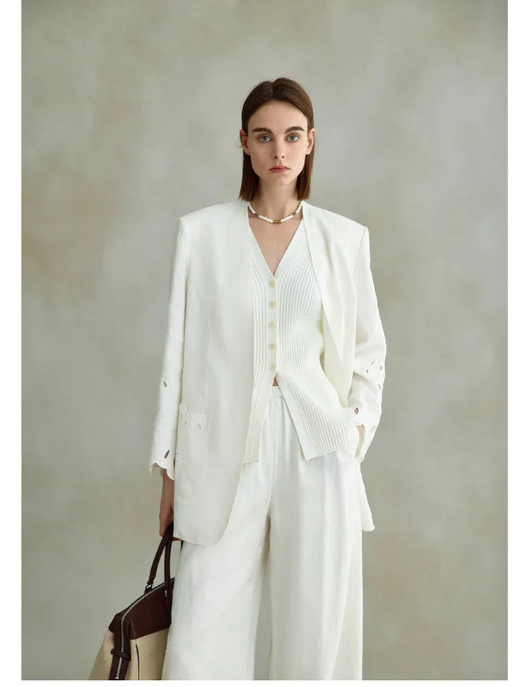 Women Suits Coat Side View