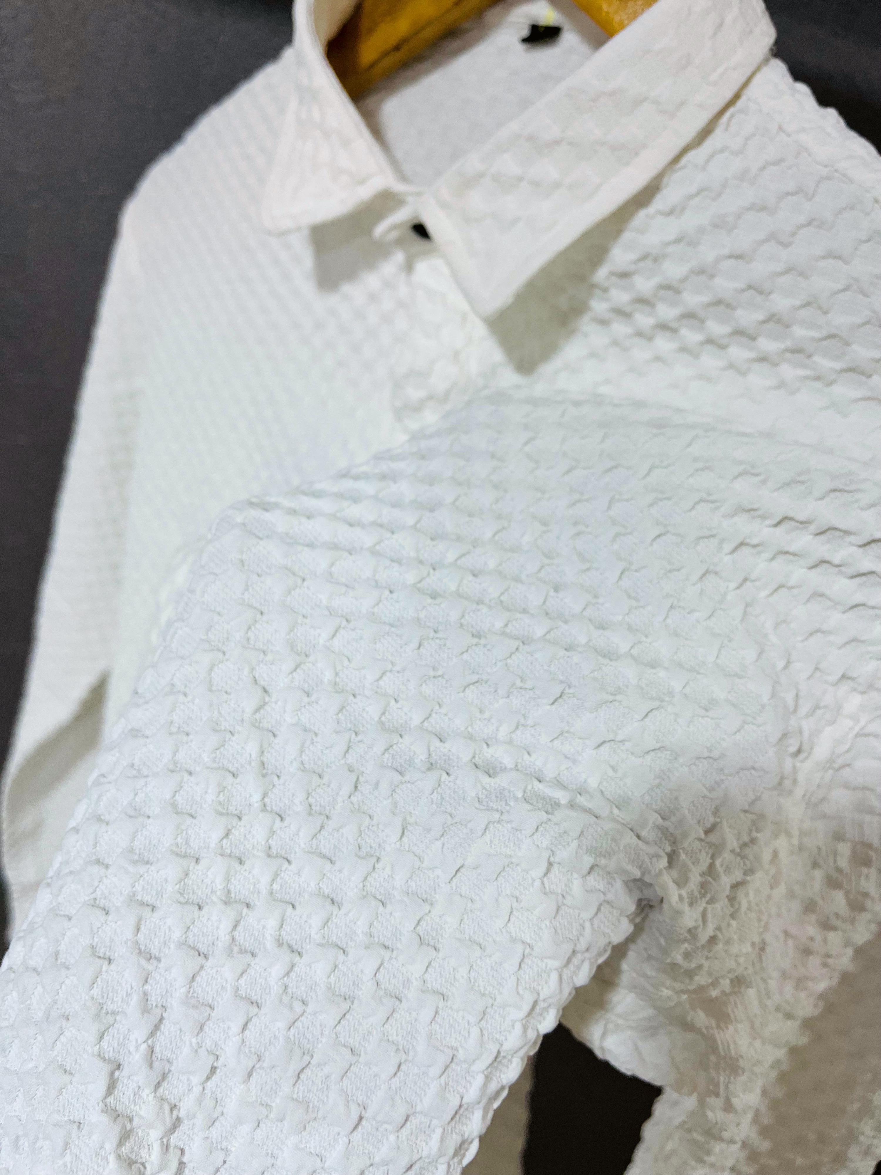 Men's 100% Cotton Floral Button Down Shirt Smart Casual Long Sleeve Loose Fit Breathable Collared Work Blouse