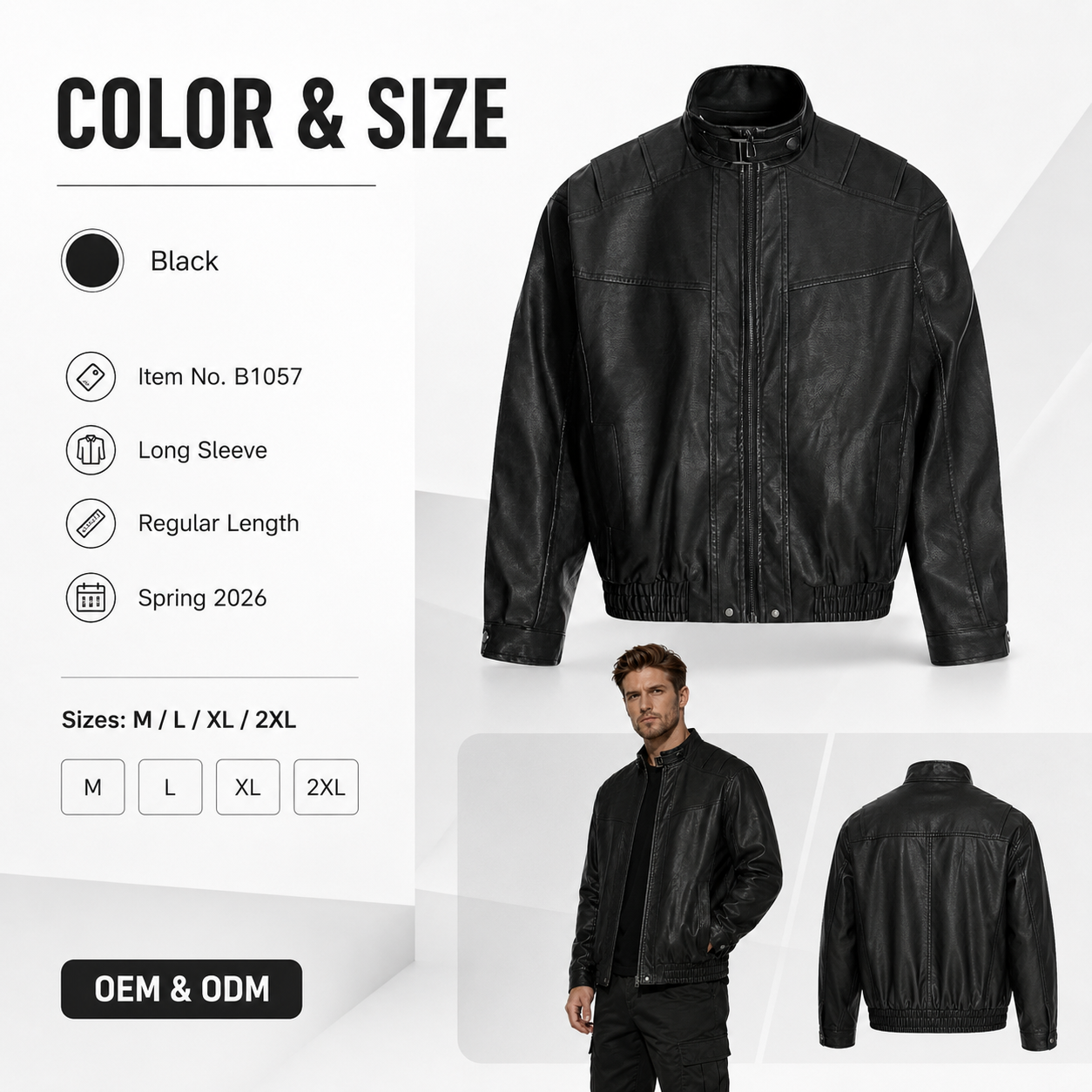 Highest Quality Custom Men's Vintage Style Leather Fashion Jacket Design Your Own Jacket With Custom Jeans