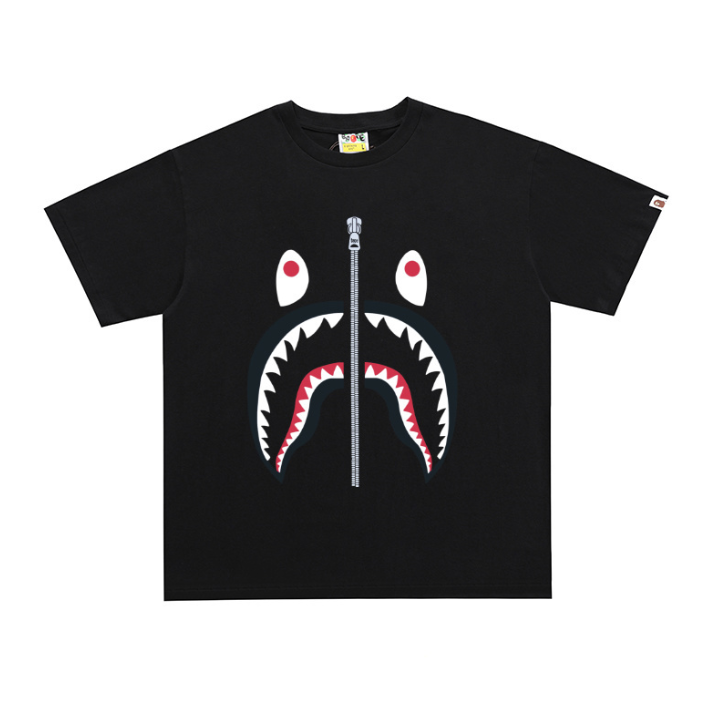 2026 Hot Selling 1:1 High-Quality Letter Print Bathing Ape Shirt Fashion Designer T-Shirt Men's Trendy Printed Bapees T-Shirt