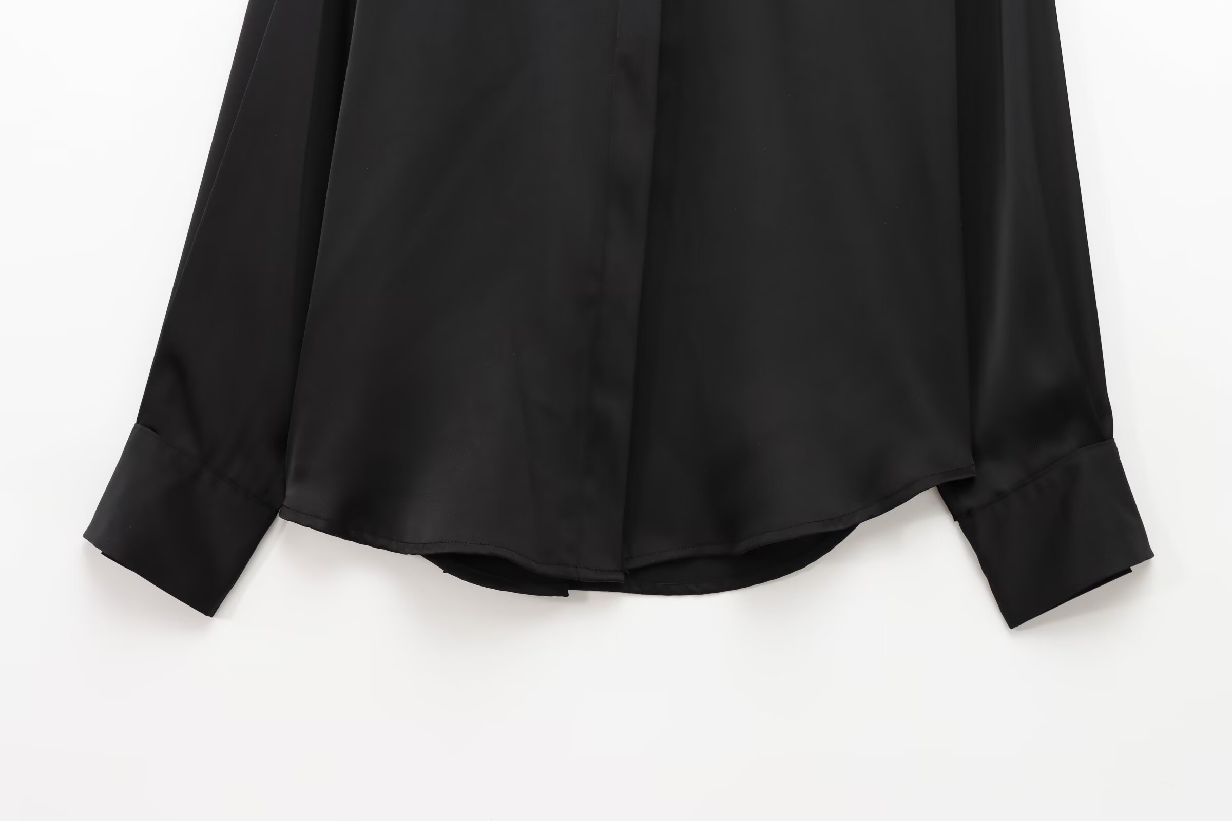 Women's New World Bank Temperament Joker Metal Button Blouses Retro Long Sleeve Button Blouses Chic Tops.