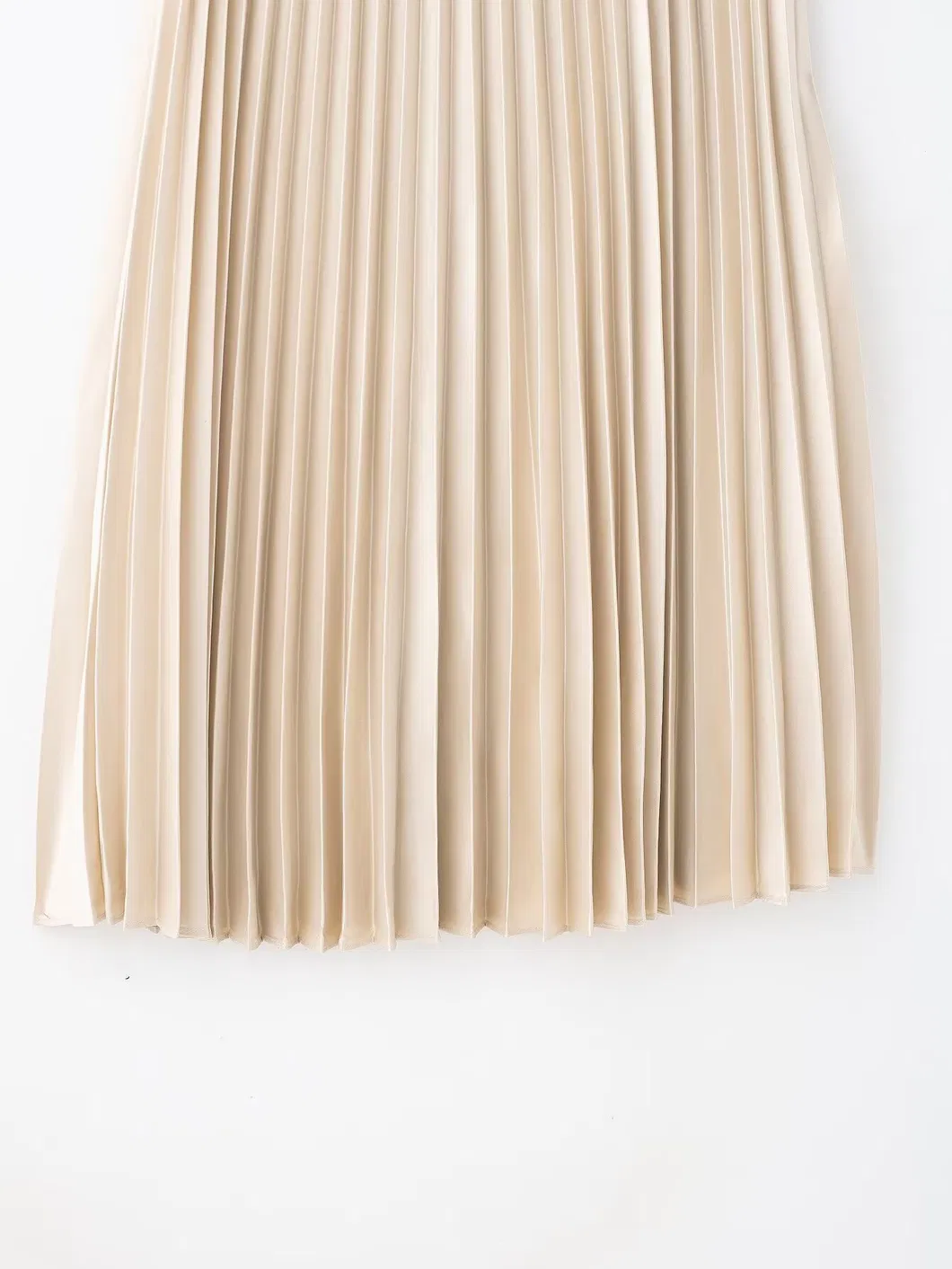 Custom Made Low MOQ Chic Fashion Casual Pleated Polyester Girl Skirt