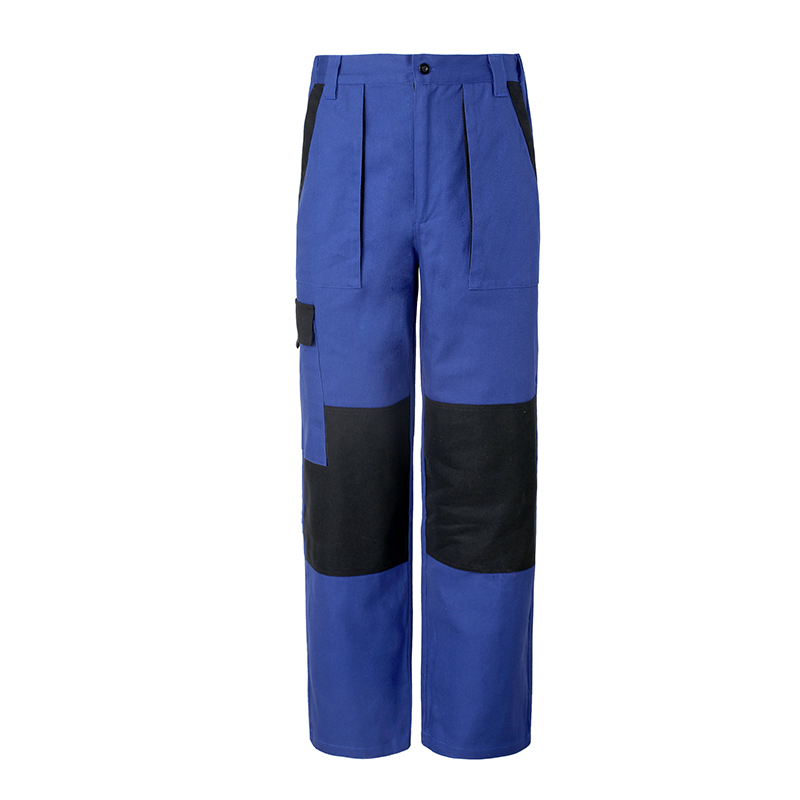 Customized Industrial Safety Work Wear Work Trousers with Multiple Pockets and Knee Pad Men's Construction Cargo Pants Safety Work Pants