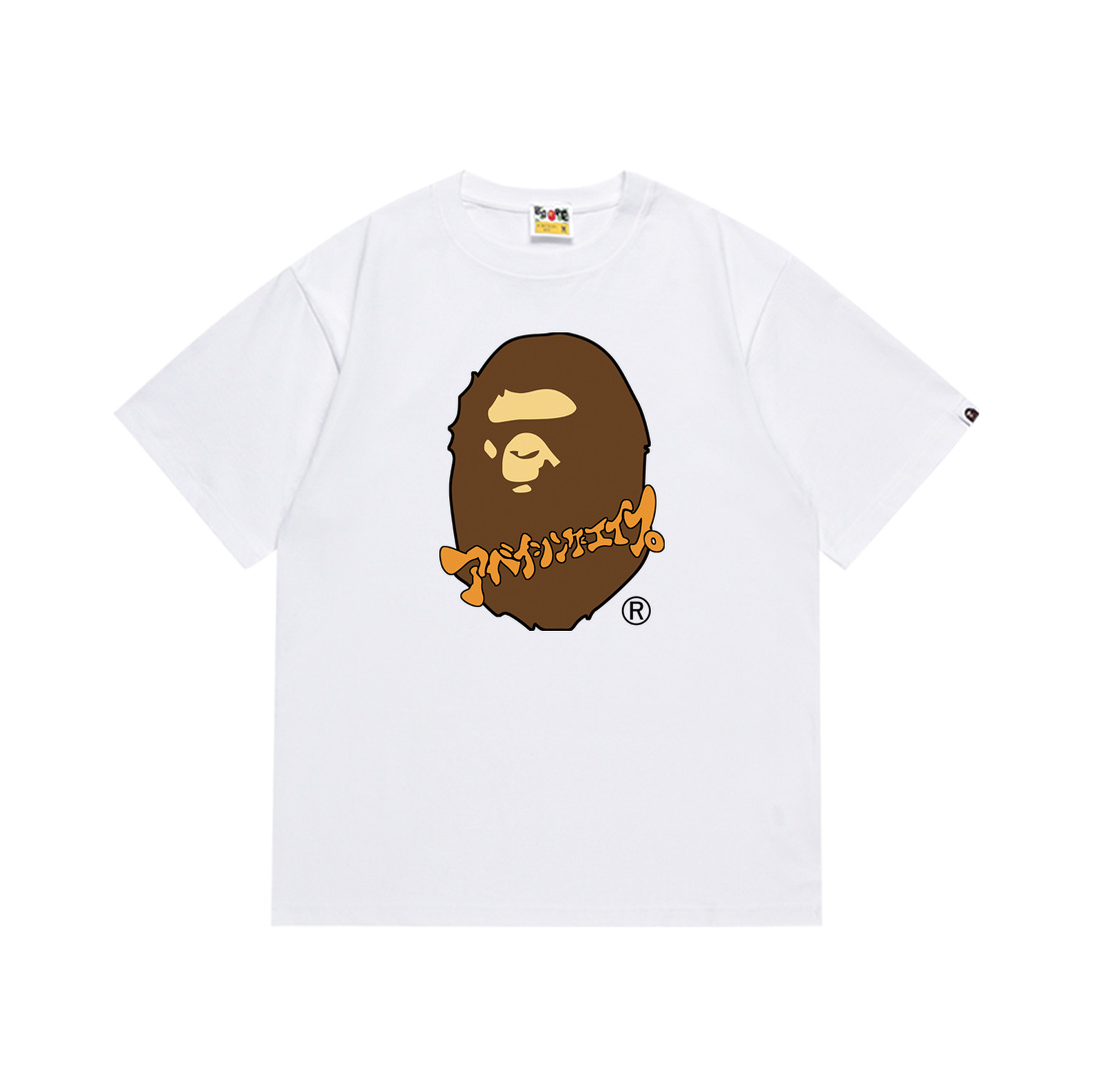 Manufacturer's Custom 100% Cotton Bathing ApeT-Shirt For Men 240 Gram Streetwear Hip Hop Graphic Tee DTG Print Design Streetwear