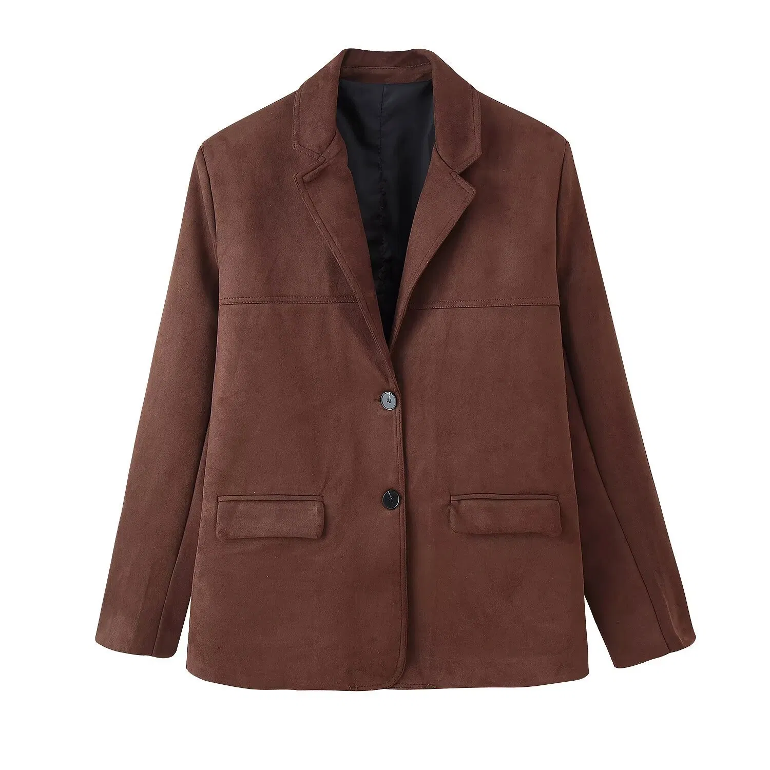 Custom Suede Blazer Perfect for Women's Casual Chic Looks