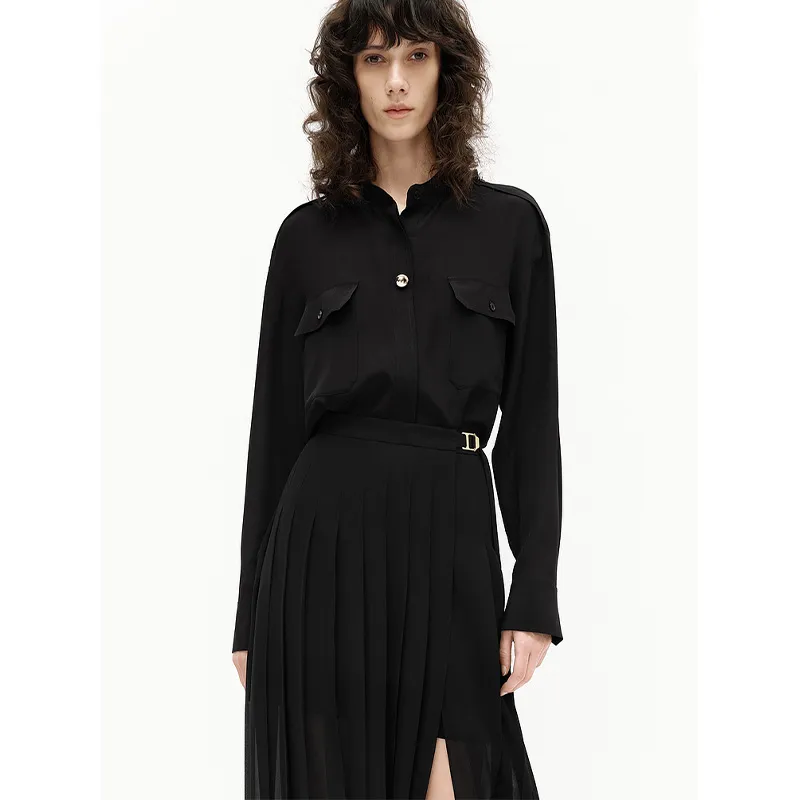 Women Pleated Skirt Details