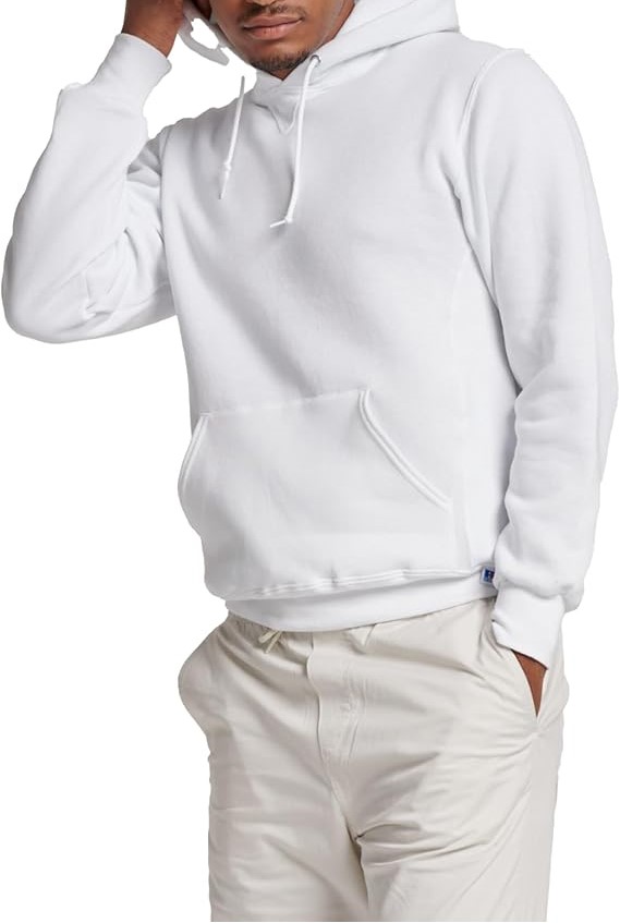 Mens Hoodie Cotton Fleece Material With Relaxed Fit Fleece Hoodie For Daily Use