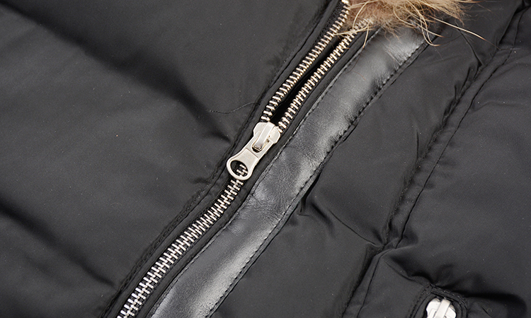 European Style Long Down Parka Detail 3