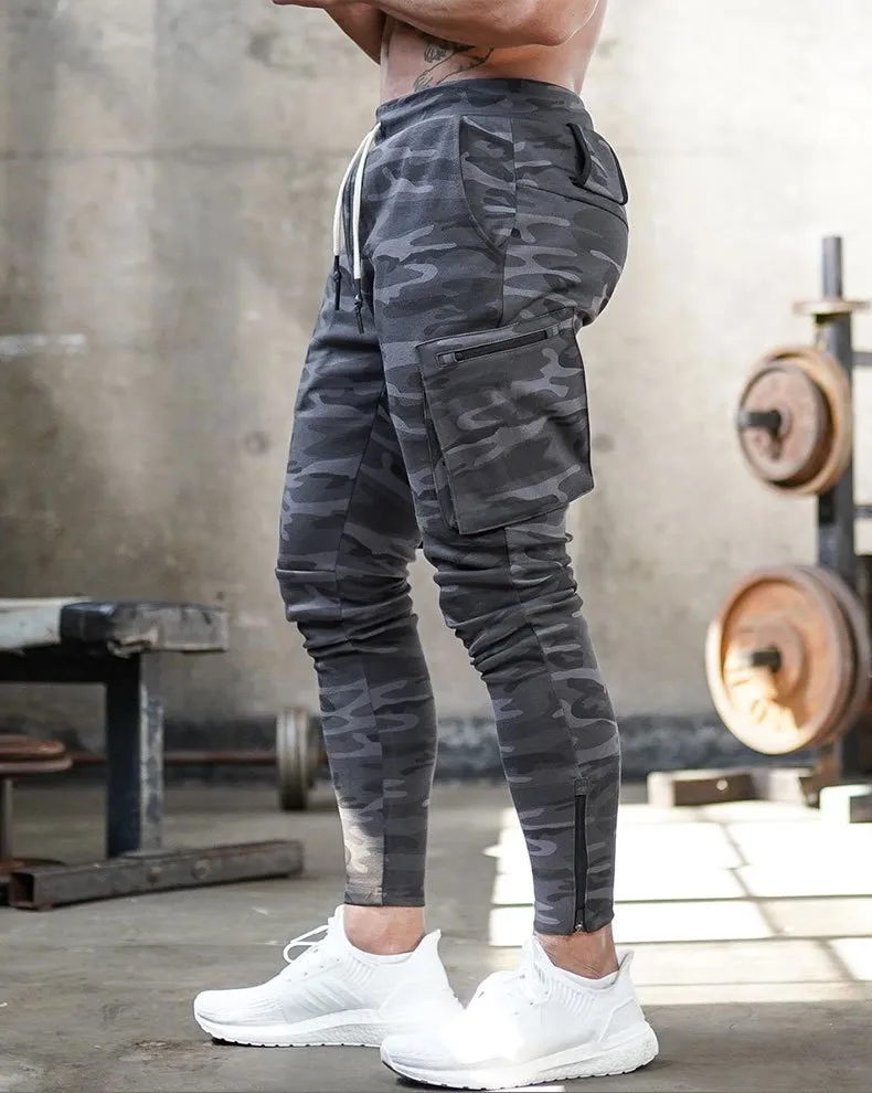 Cargo Camouflage Sweat Pants View 7