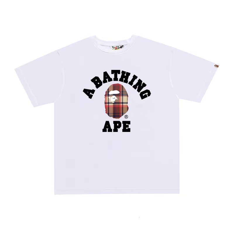 Manufacturer's Custom 100% Cotton Bathing ApeT-Shirt For Men 240 Gram Streetwear Hip Hop Graphic Tee DTG Print Design Streetwear