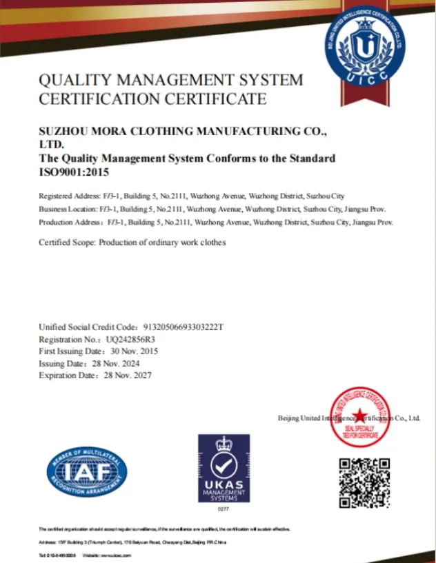 ISO 9001 Certification