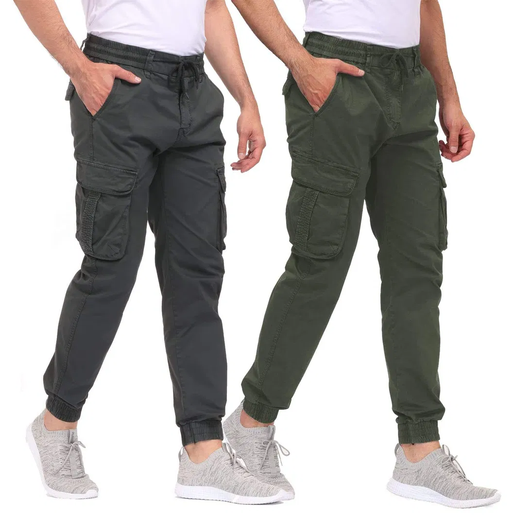Navy Cargo Pants Detail