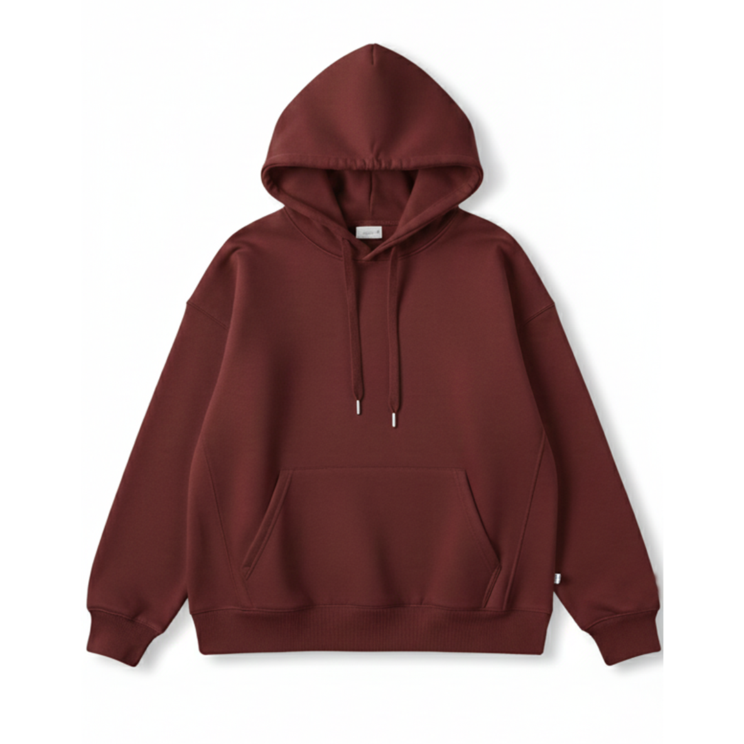 OEM Winter Plain Fleece Hoodie with Digital Printing Unisex Oversized Sweatshirt-Wholesale