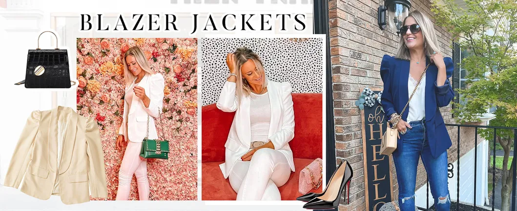 Women's Puff Sleeve Blazer Fit