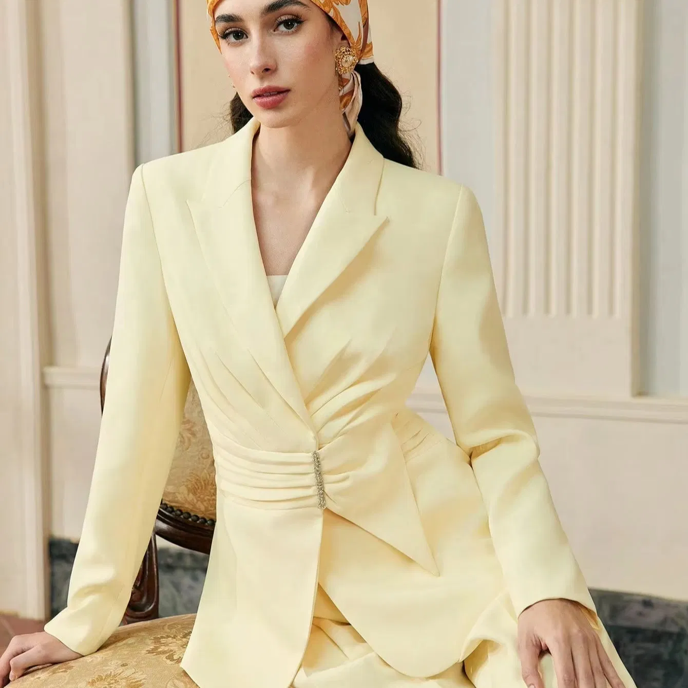 New Women's Clothing Short Elegant Casual Irregular Blazers Jacket Women's Blazer