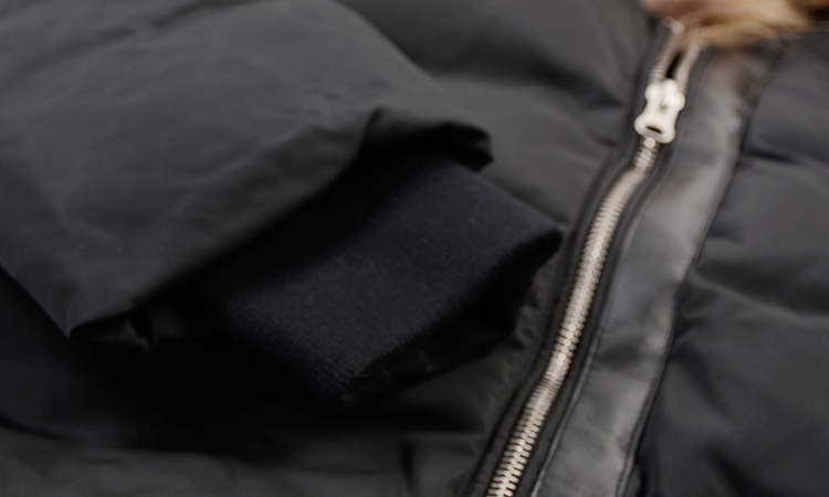 European Style Long Down Parka Detail 4