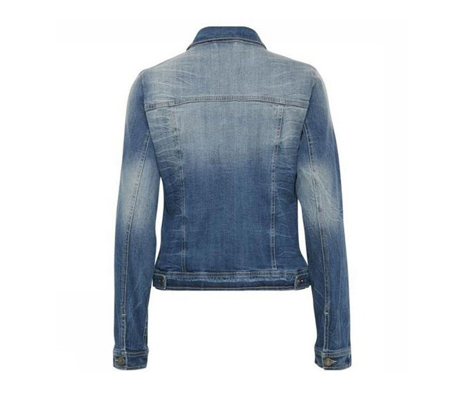 Women's Washed Denim Jacket 100% Cotton Vintage Distressed Trucker Jacket Casual Breathable Slim Fit Winter Outdoor Single