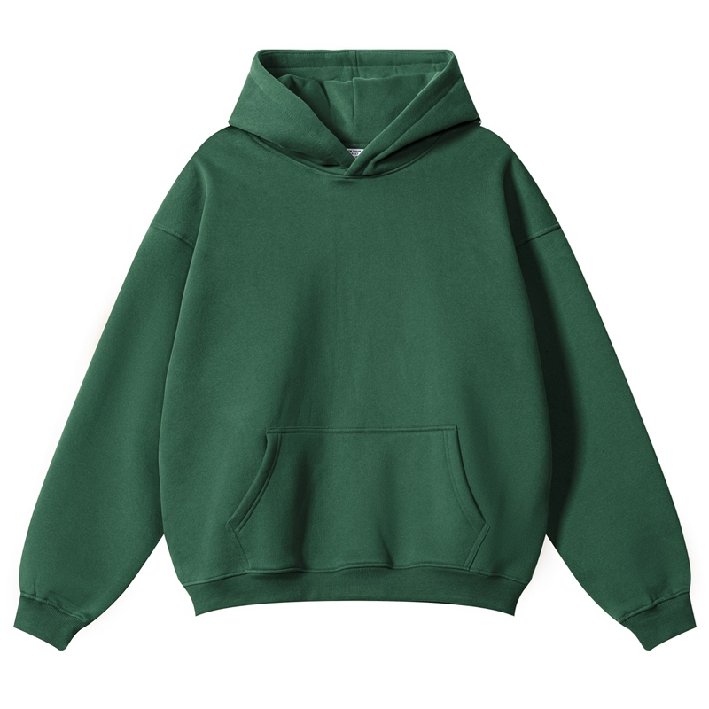 420gsm Heavyweight Cotton/Polyester No String Blank Hoodie Custom Men Streetwear OEM Logo Custom Oversized Fleece Hoodies