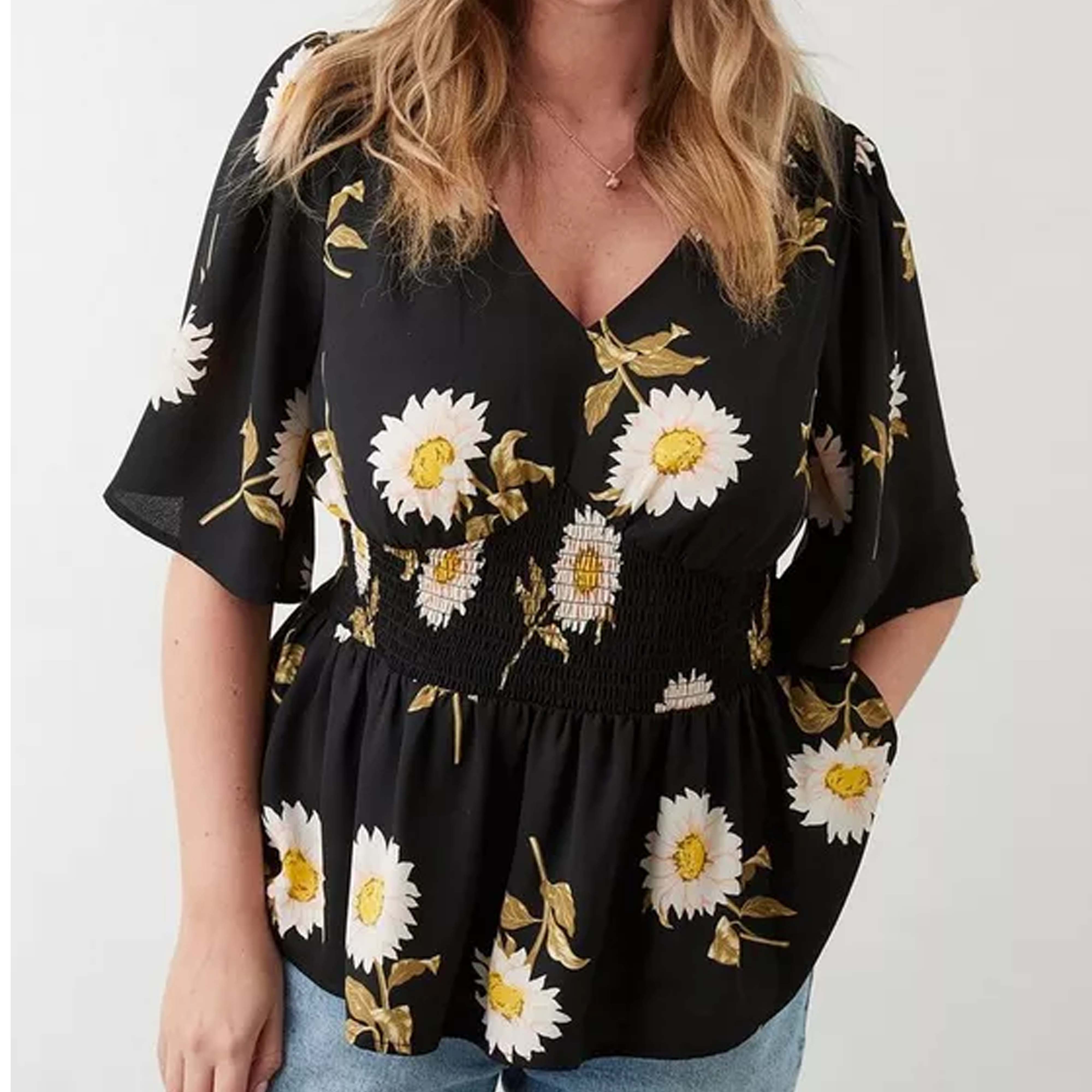 Women's Casual Full-Sleeve Flannel Embroidered Button Front Office Blouse Print Shining Tops Autumn Parties Events Plus Size