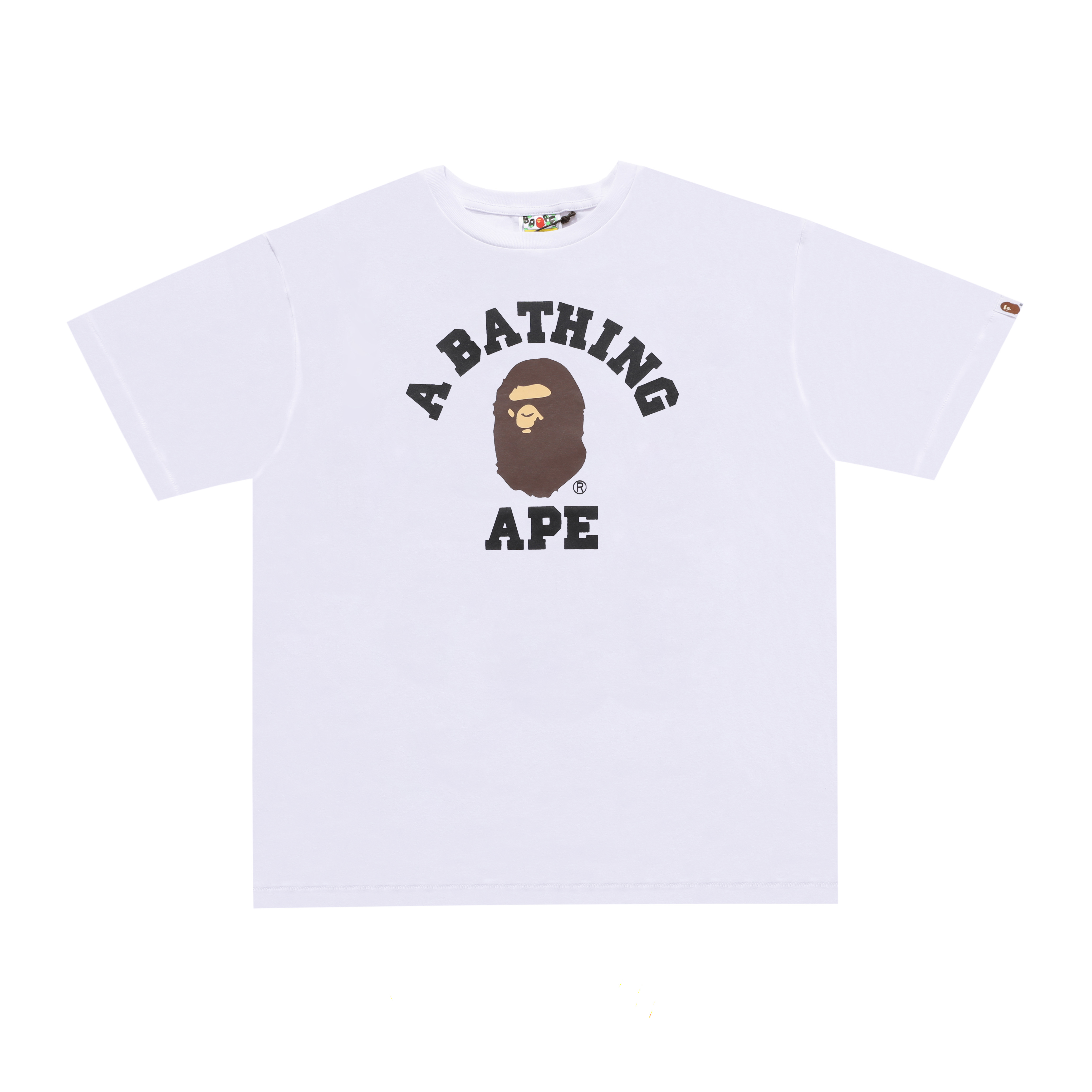 Manufacturer Custom 100% Cotton Bathing Ape Men's T-Shirt 240g Streetwear Hip Hop Pattern T-Shirt DTG Print Design Streetwear