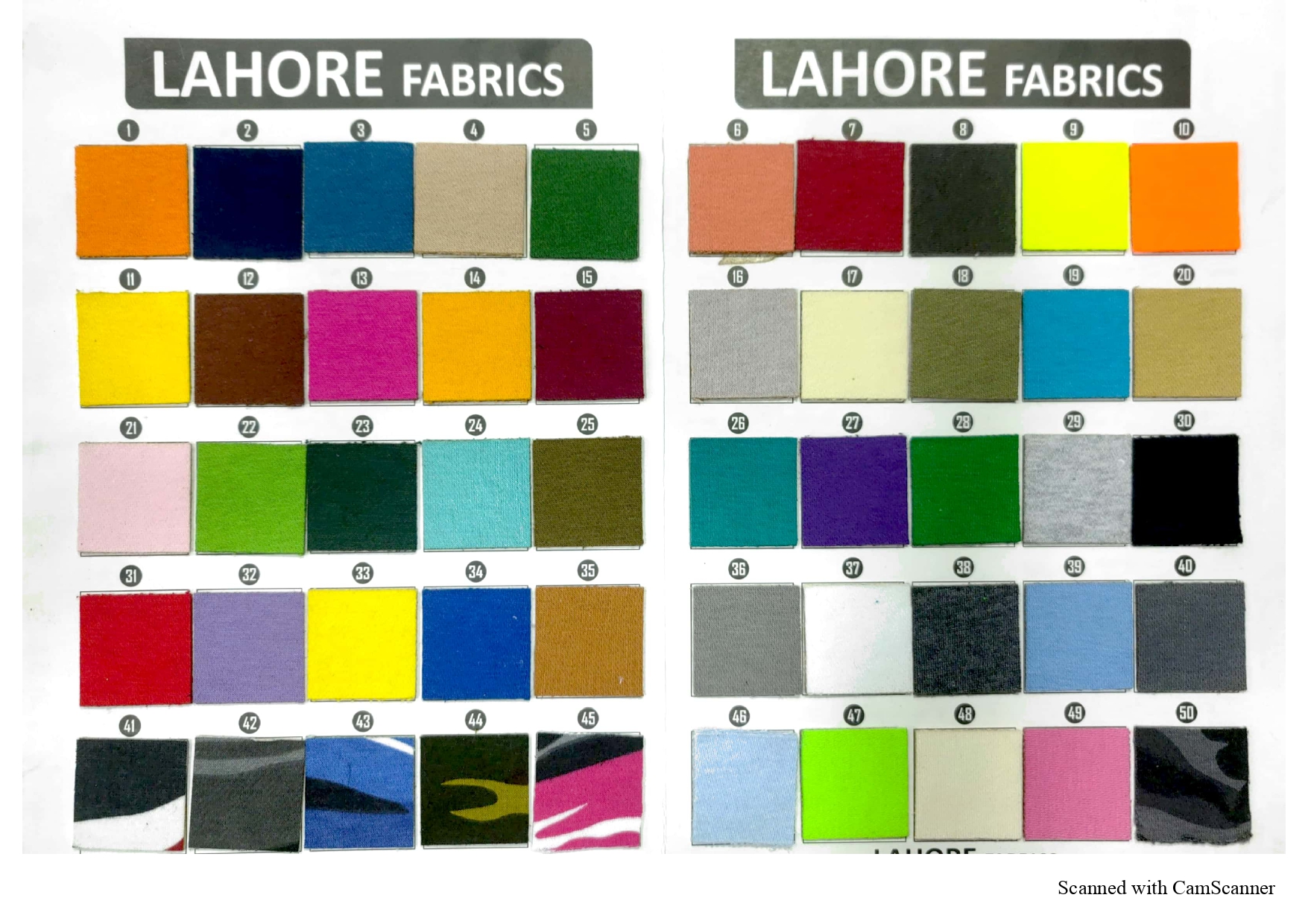 Color Swatch Group 1