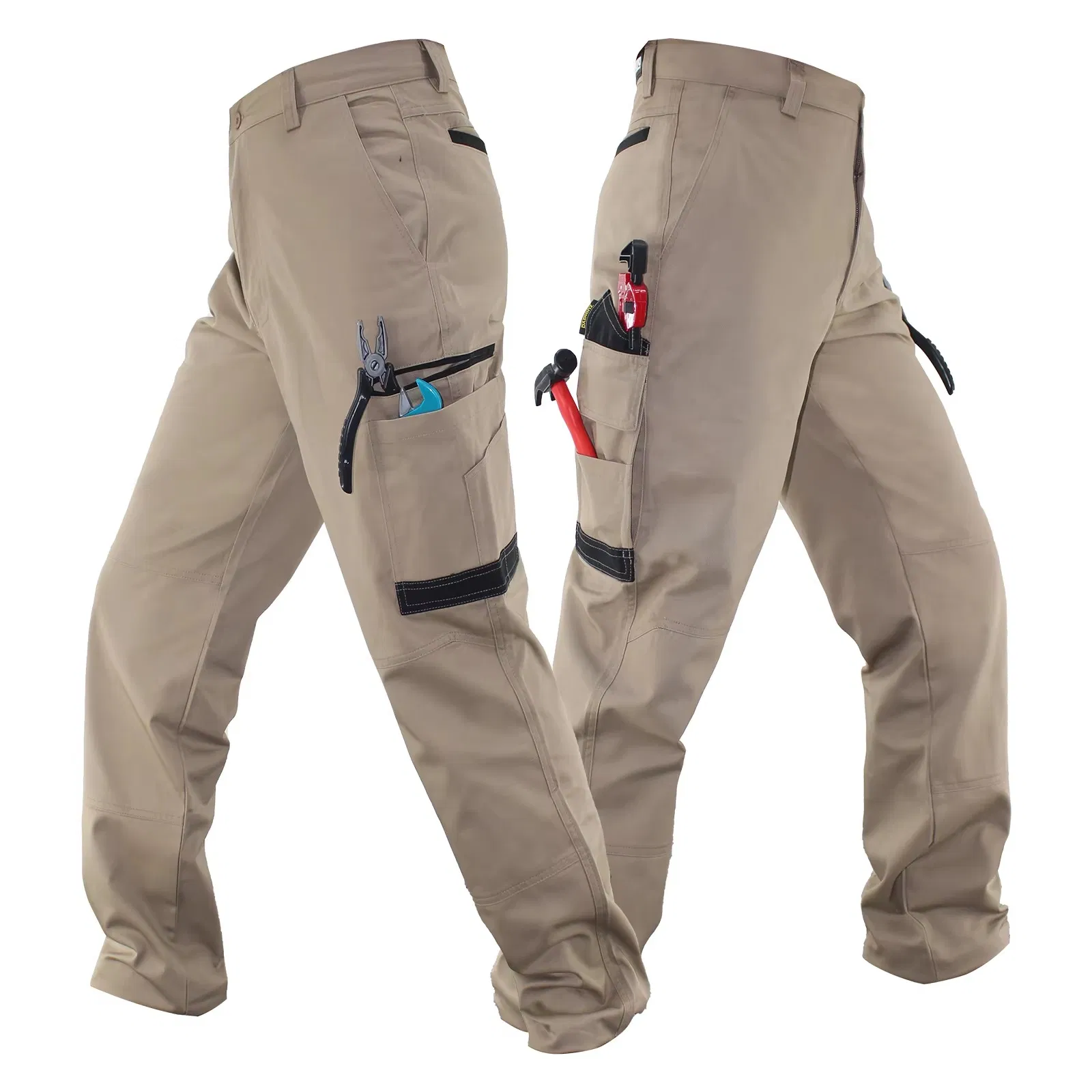 Cargo Work Pants Cotton Safety Work Clothing Pants
