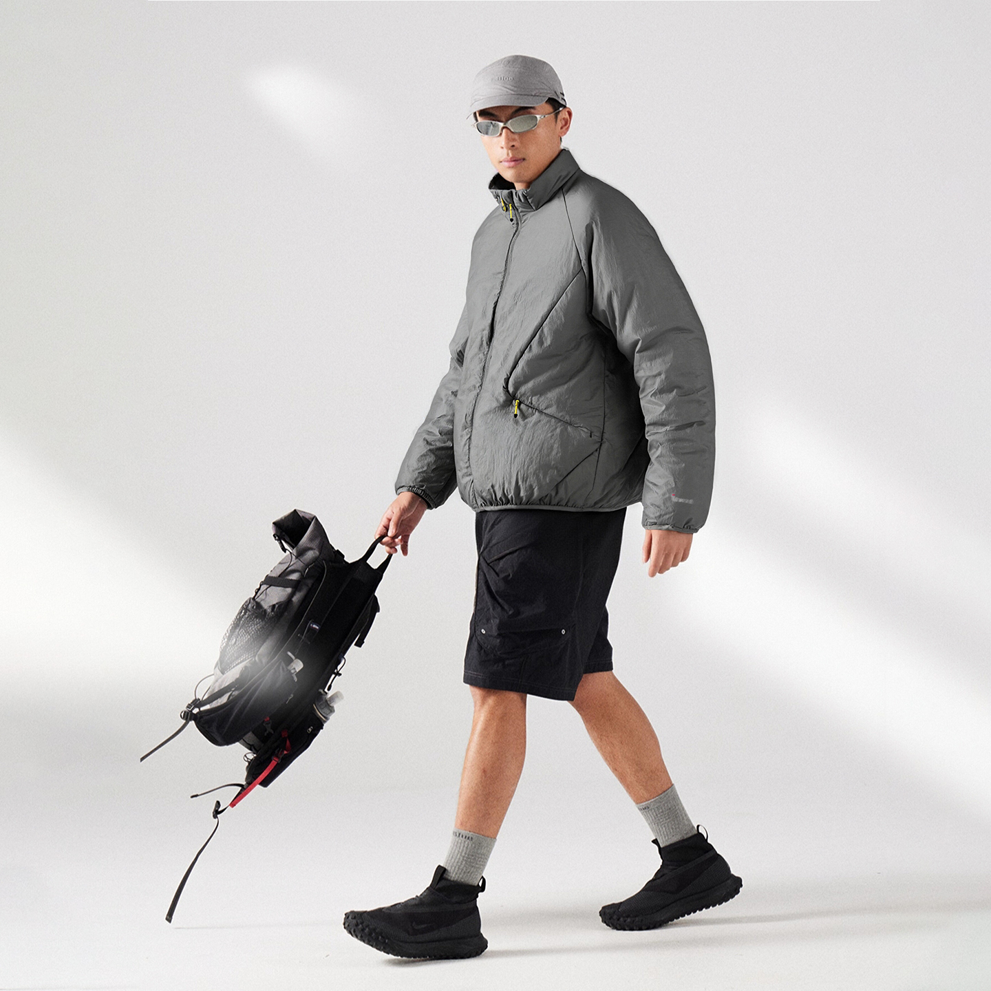 QUICKSHOW 3M Thinsulate Men's Waterproof Eco-Friendly 80% Down Canvas Zipper Puffer Coat Winter Techwear