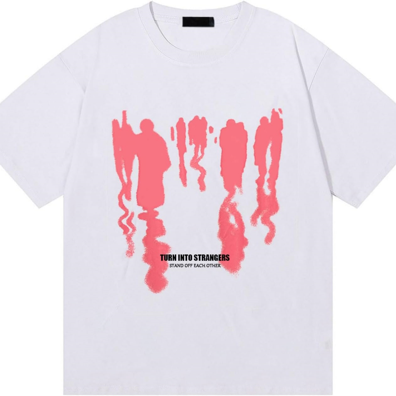 Casual Graphic Tees Oversized Creative Graffiti Short Sleeve Shirts Summer Casual Rapper Streetwear Y2k Tops Men's T-Shirt