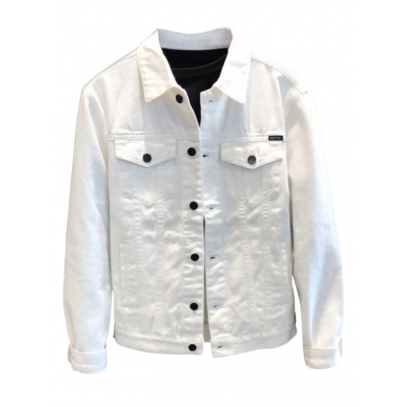 Custom Single Breasted Blank Denim Jean Jackets for Men