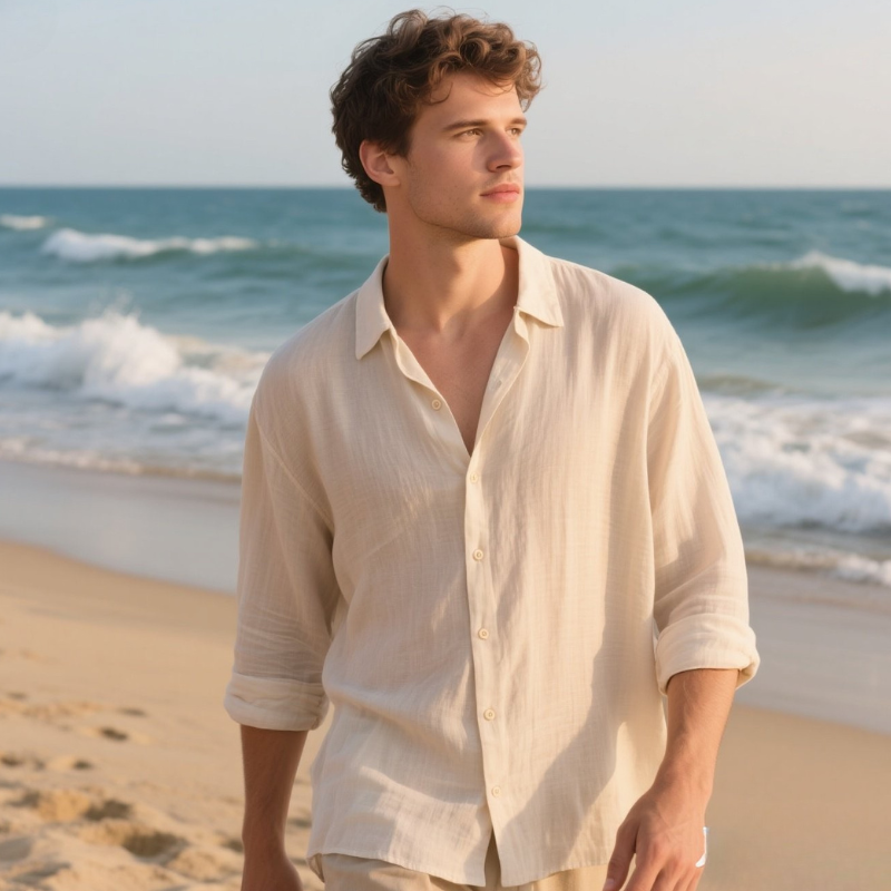 Men's Hawaiian Tops Blouses Short Sleeve Button Down Tropical Striped Printed Beach Vacation Shirts Party Casual Wear