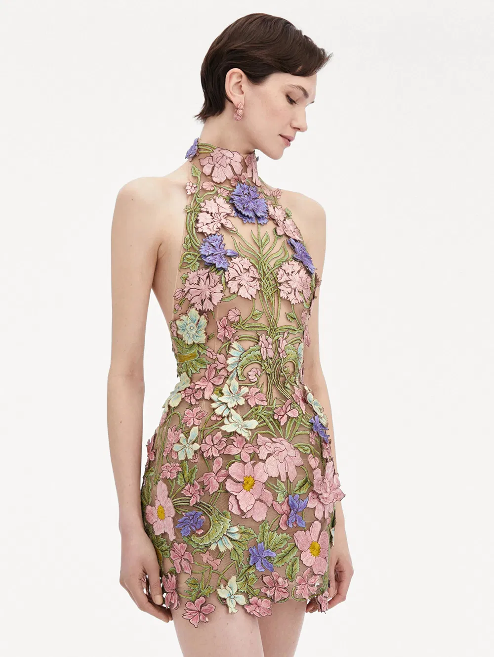 Fashion Embroidery Evening Dresses Party Dress