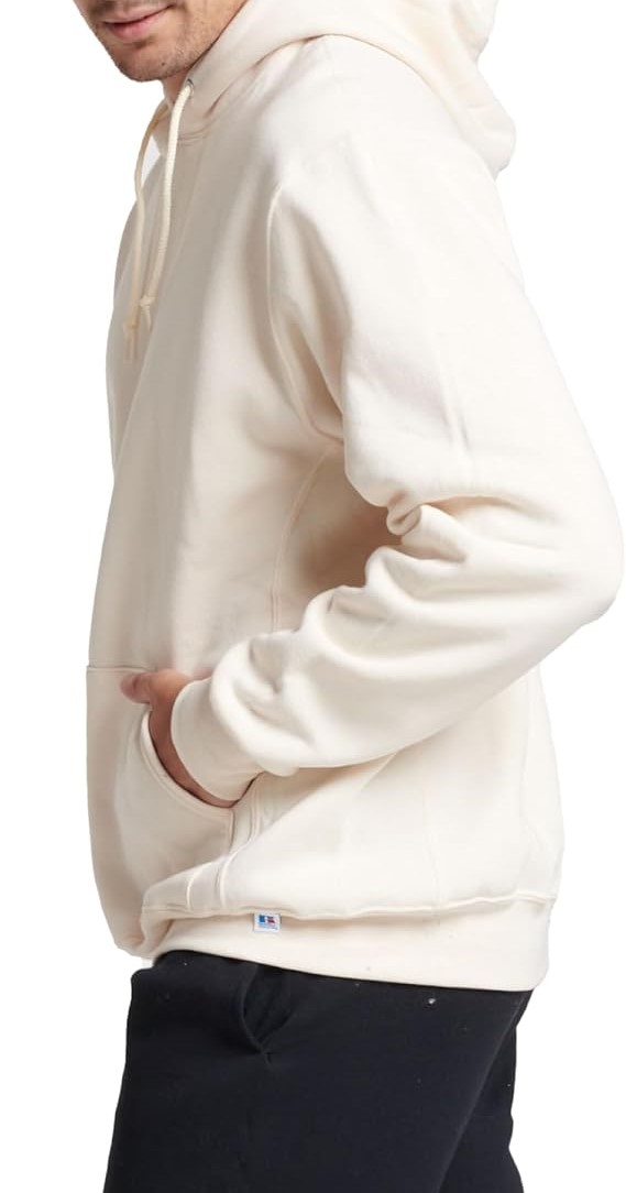 Mens Hoodie Cotton Fleece Material With Relaxed Fit Fleece Hoodie For Daily Use