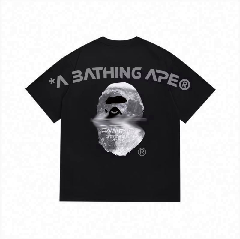Wholesale Top Quality New Style Brand Fashion Designer T Shirt Men Trendy Loose Printed Bapees T Shirt Casual Sports T-shirt