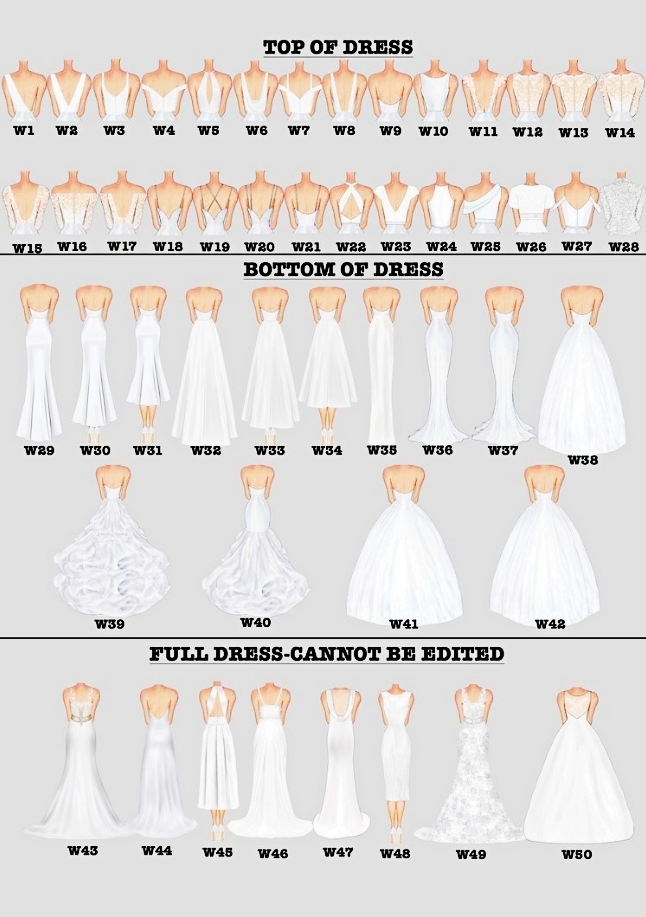 Wedding Evening Gown Dresses Party Prom Customized Drawing Sketch Lb2026