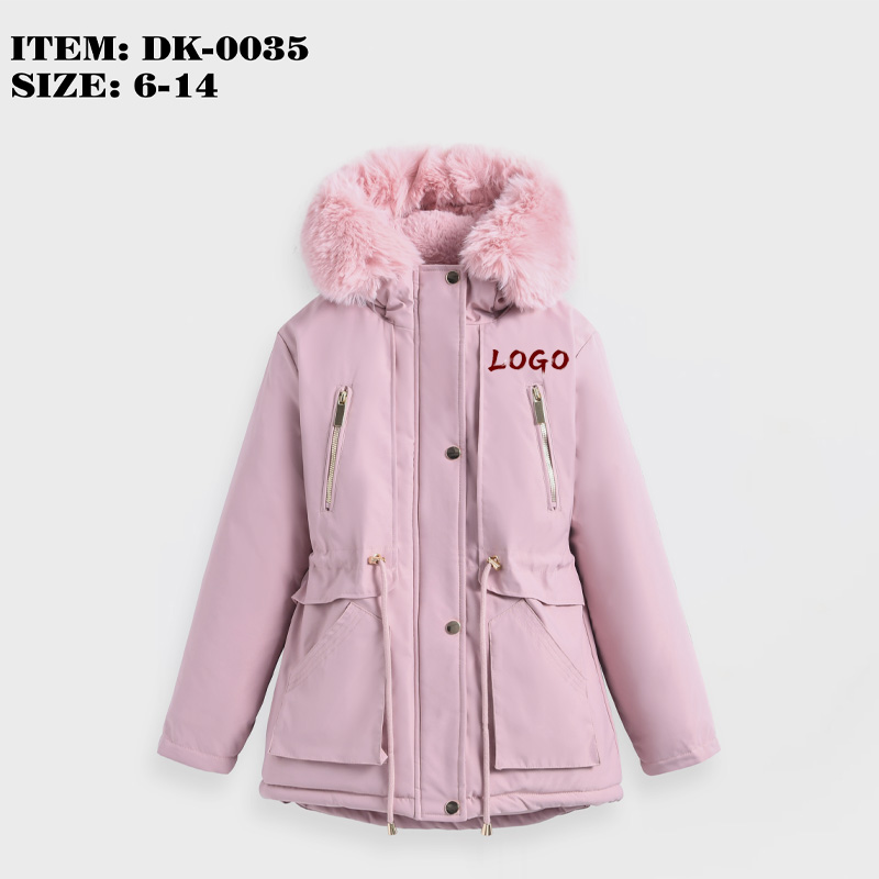 High-quality Women's New Autumn-winter Thick Long Coat in Fashionable Design With a Hood and Solid Color It Features a Slim Fit