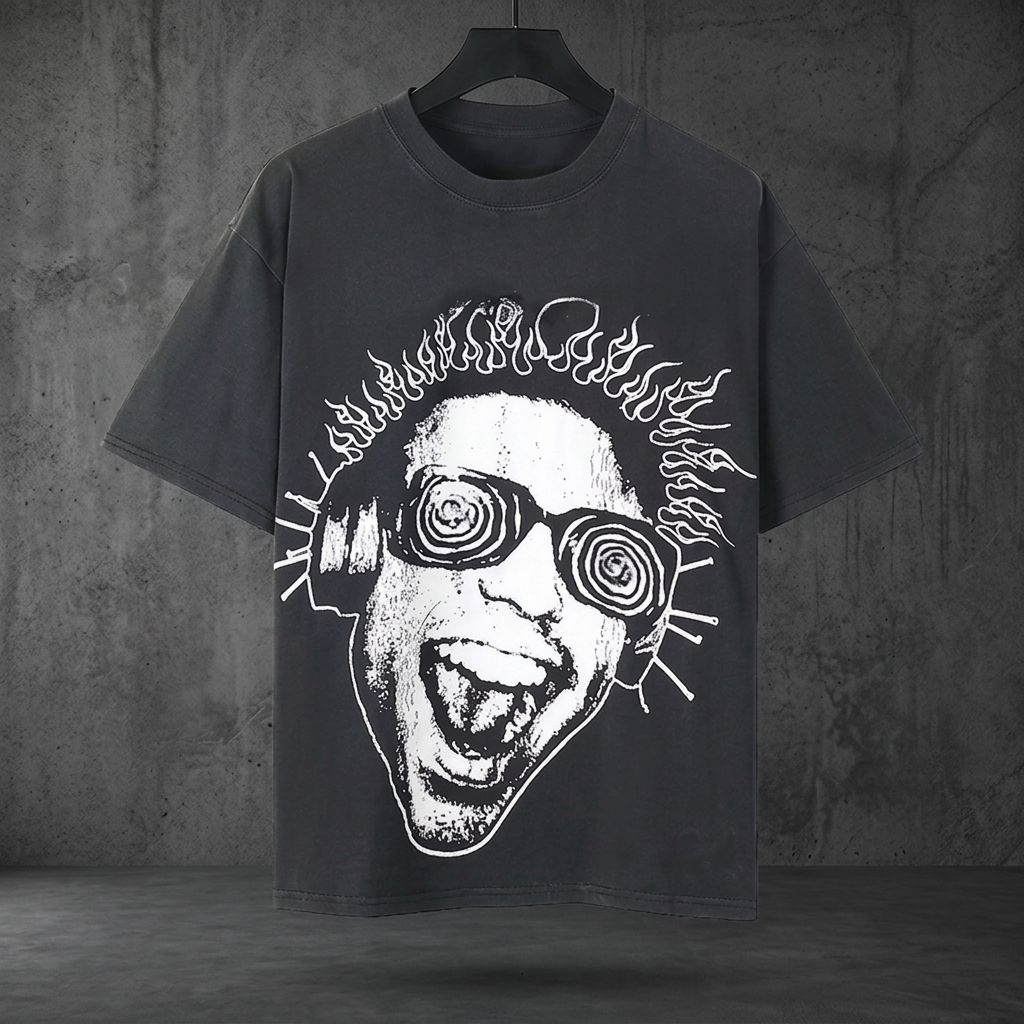 Custom Graphic Men's Short Sleeve T-Shirt | Printed Casual Tee Solid | Bespoke Streetwear Design Breathable Eco-Friendly Loose