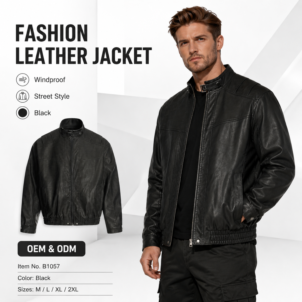 Highest Quality Custom Men's Vintage Style Leather Fashion Jacket Design Your Own Jacket With Custom Jeans