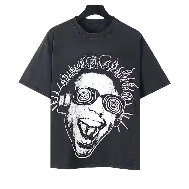 Custom Graphic Men's Short Sleeve T-Shirt | Printed Casual Tee Solid | Bespoke Streetwear Design Breathable Eco-Friendly Loose