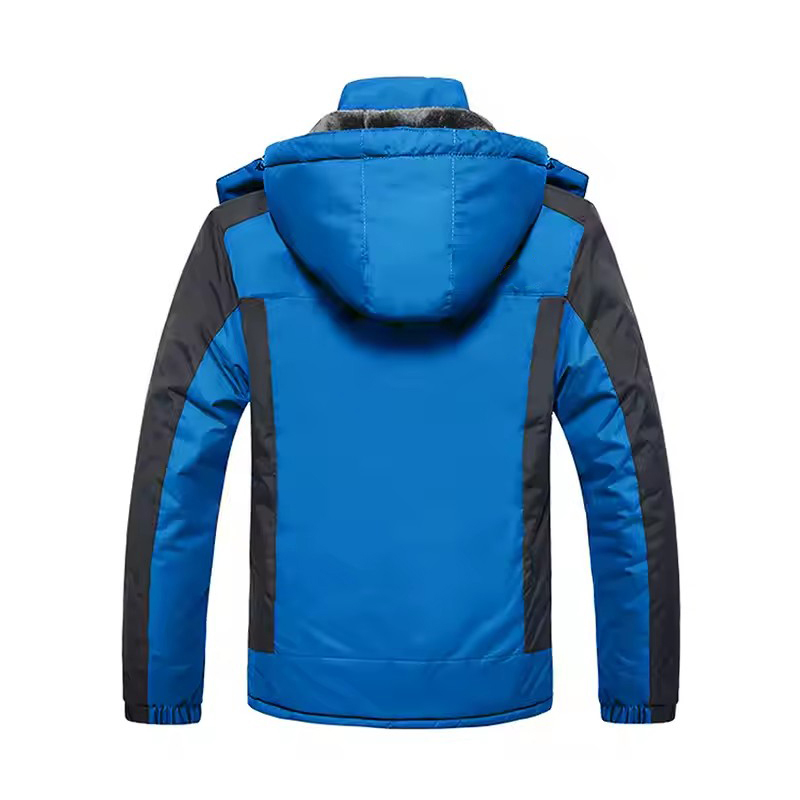 Custom Outdoor Winter Jacket With Hood Men Coat Wind Breaker Custom Work Jacket Custom