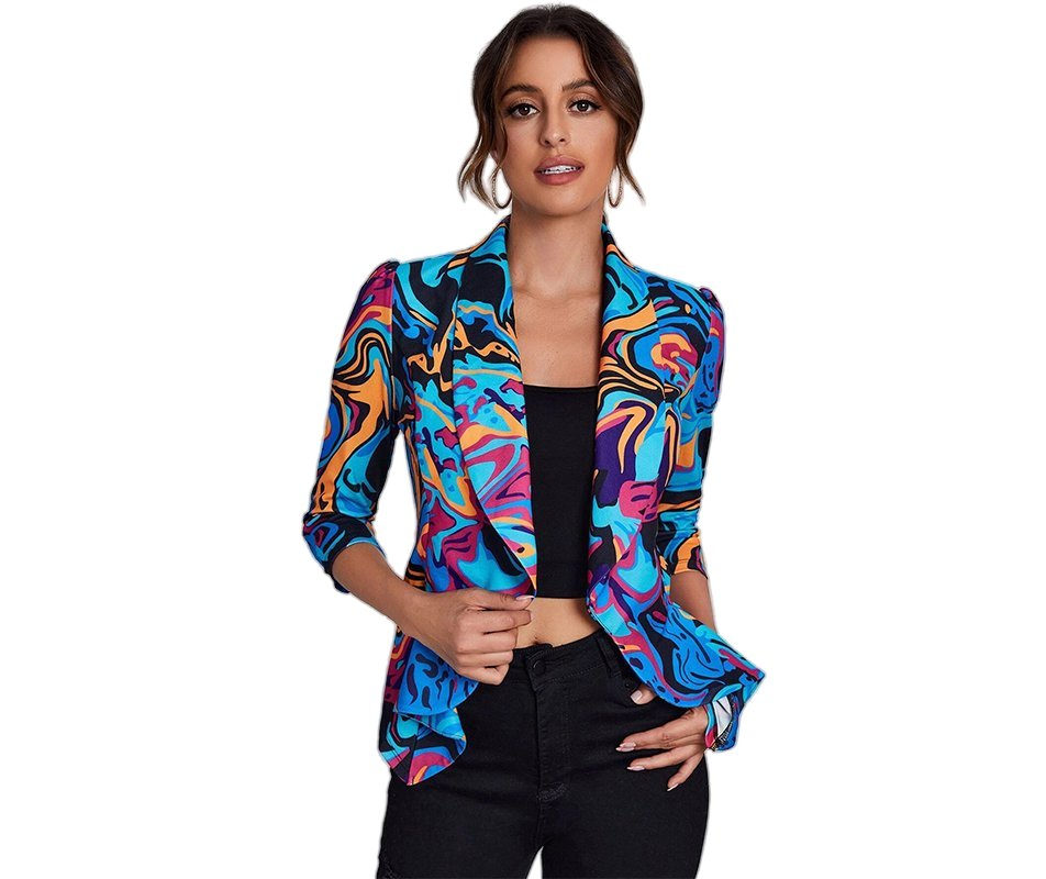 New Autumn Retro Chic Durable Slim Long-Sleeved Button Women's Casual Blazer