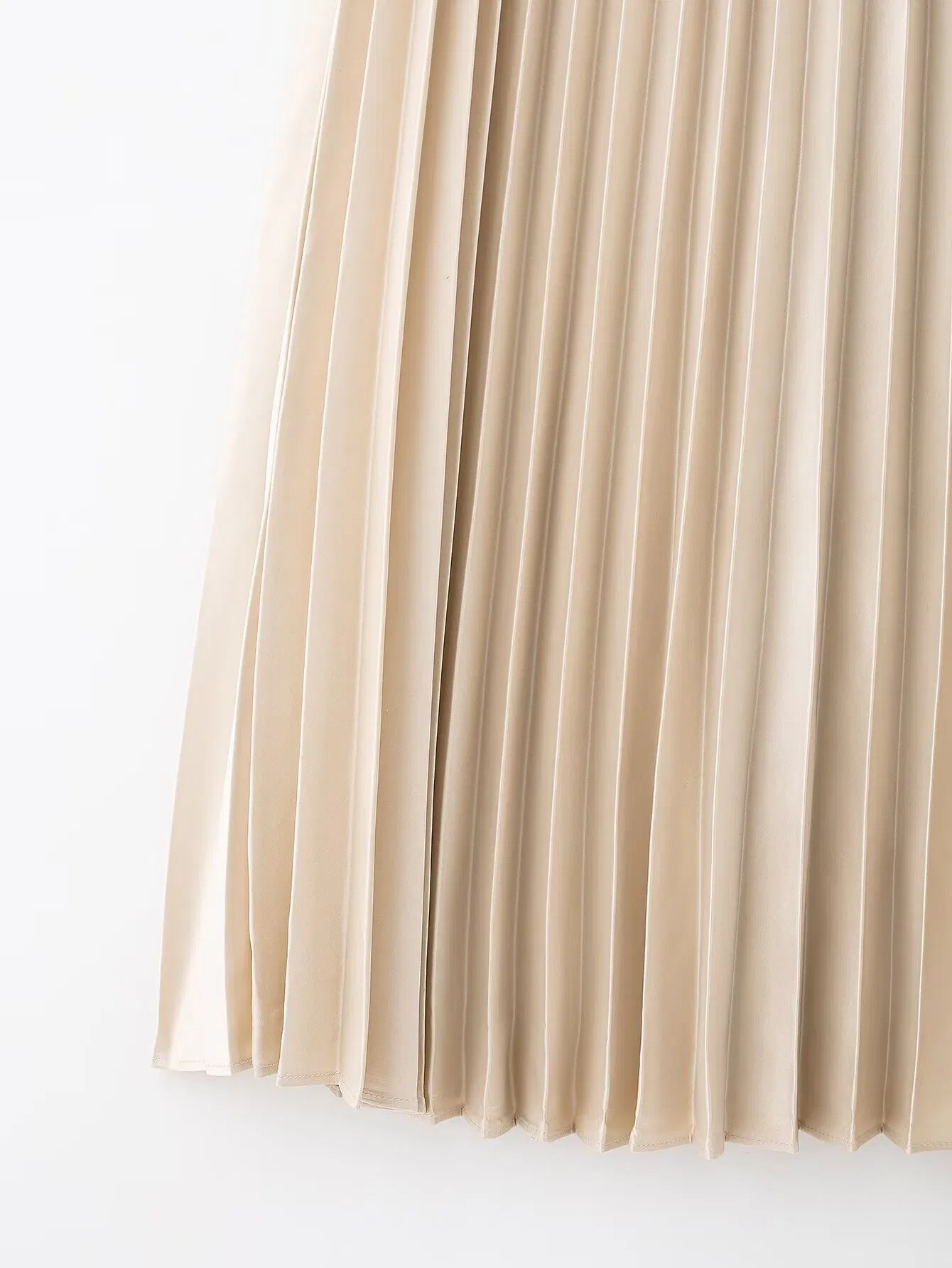 Custom Made Low MOQ Chic Fashion Casual Pleated Polyester Girl Skirt