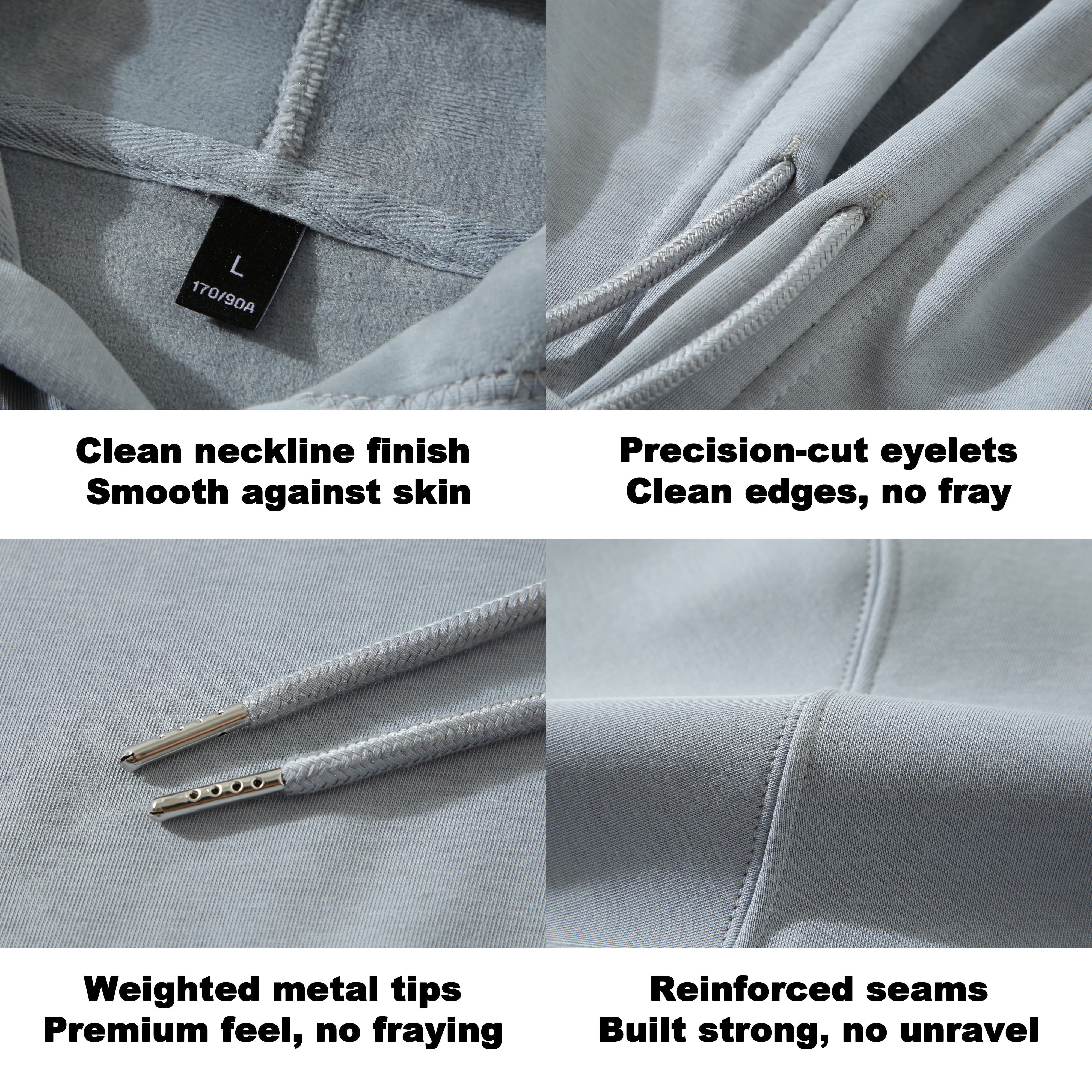 Custom Unisex Hoodie High Quality Brushed Fleece Low MOQ Polyester Cotton 340gsm Breathable Windproof Eco-Friendly Cozy Soft