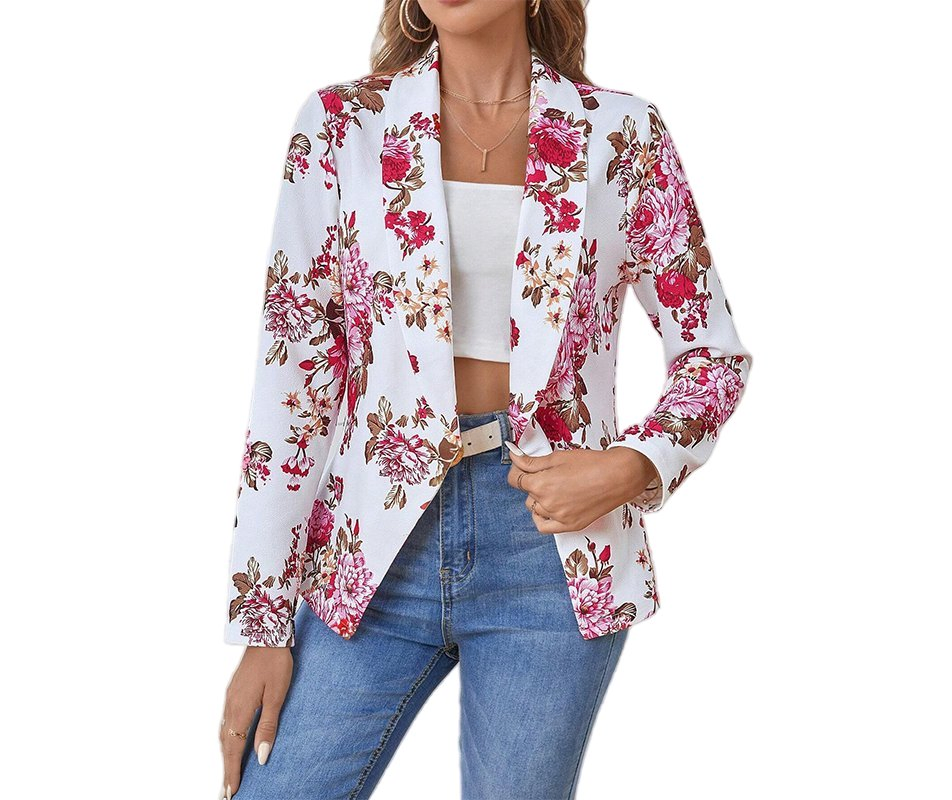 New Autumn Retro Chic Durable Slim Long-Sleeved Button Women's Casual Blazer