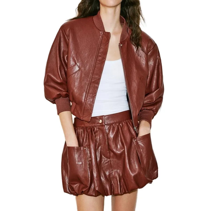 Pleated mini skirt photo 13