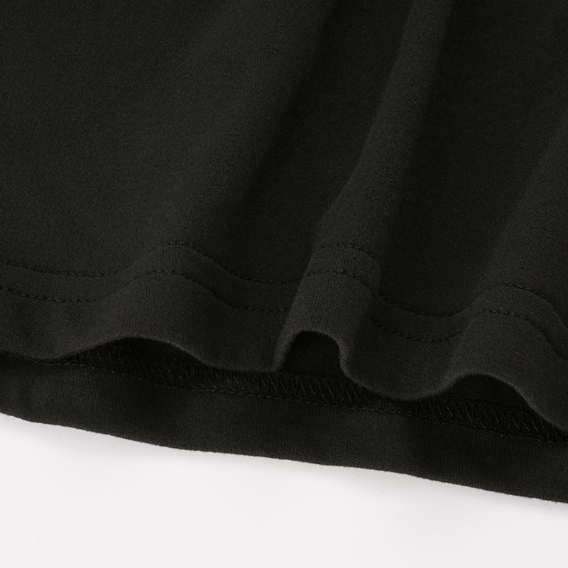 Lace-trimmed collar top detail 8