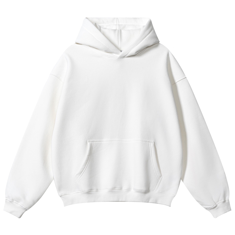 420gsm Heavyweight Cotton/Polyester No String Blank Hoodie Custom Men Streetwear OEM Logo Custom Oversized Fleece Hoodies