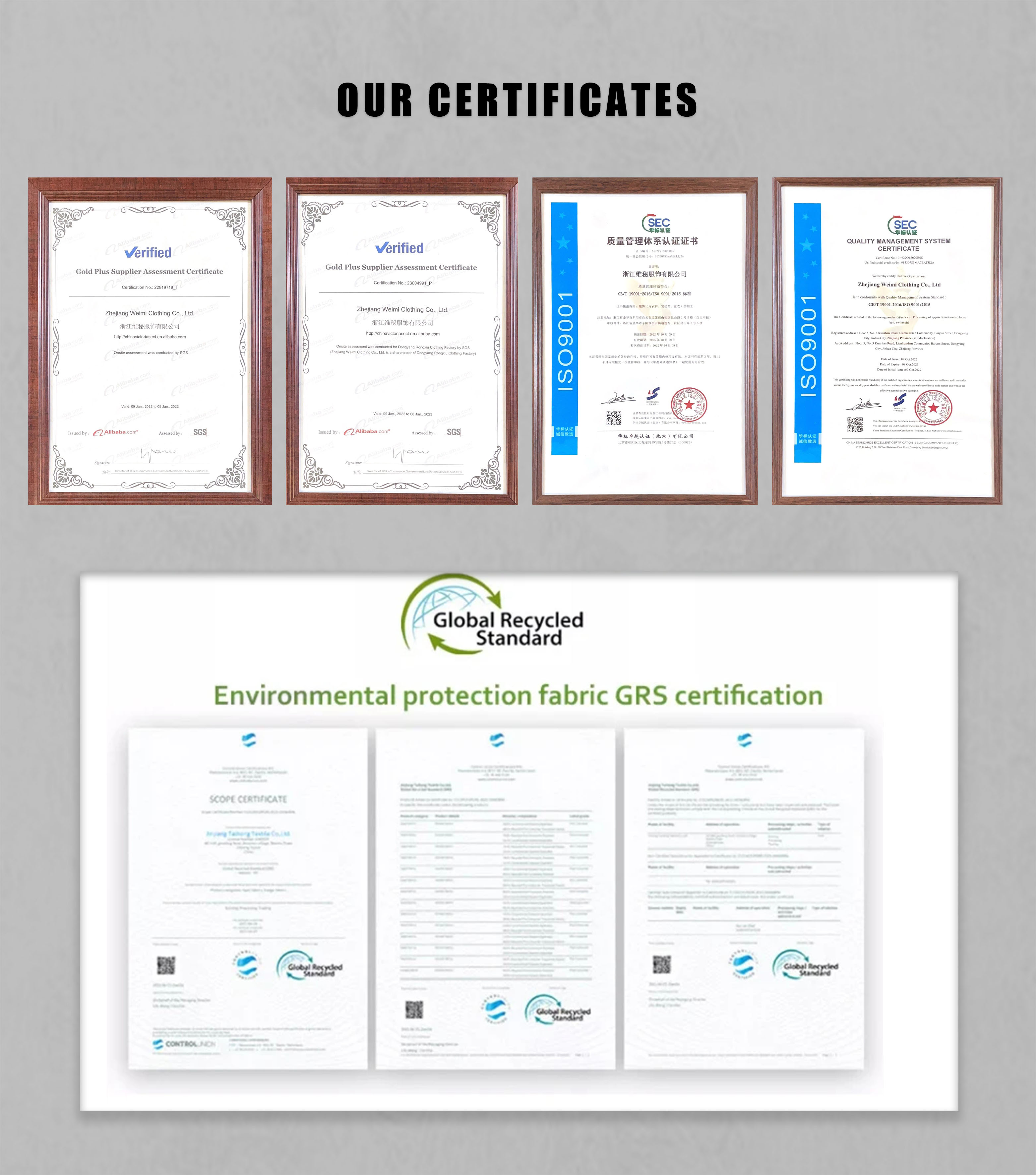 Production Compliance and Quality Certifications