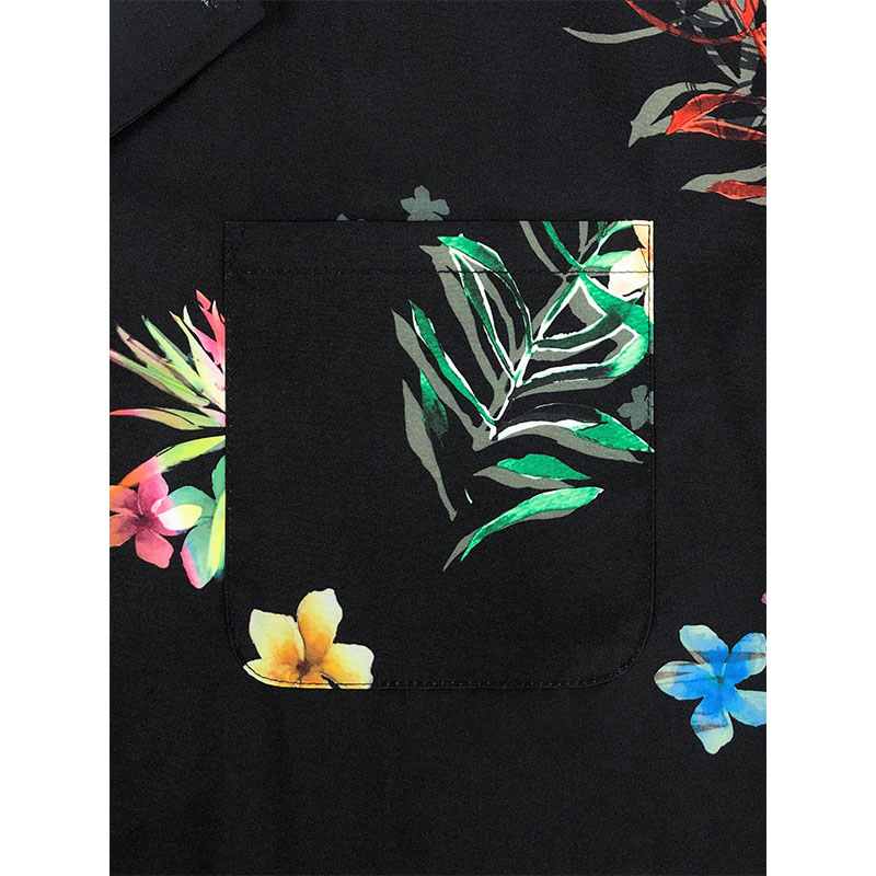 Wholesale Digital Printing Summer New Large Size Blouse Men's Shirt Short Sleeves Casual Shirts